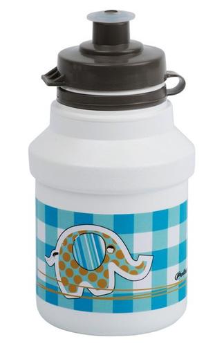 Fľaša s držiakom na riadidlá Polisport 300 ml (Modrá - slon)