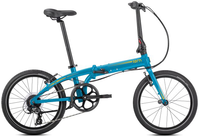 Skladací bicykel 20" TERN Link C8 (Farba: Modrá)