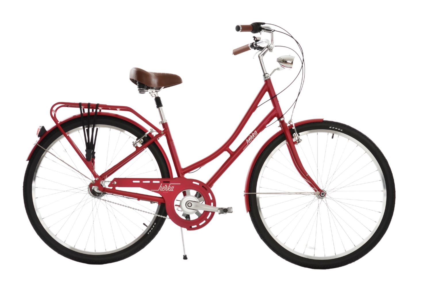 Mestský bicykel Herka Gavora červená