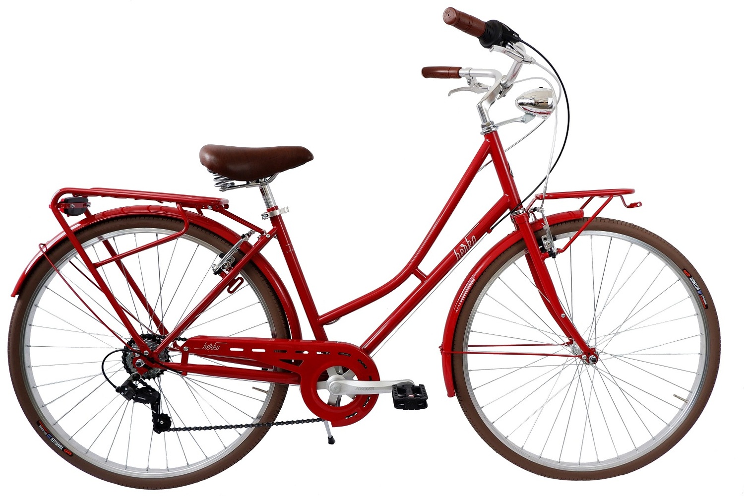 Mestský bicykel Herka Capriola 28 lady (Červená)