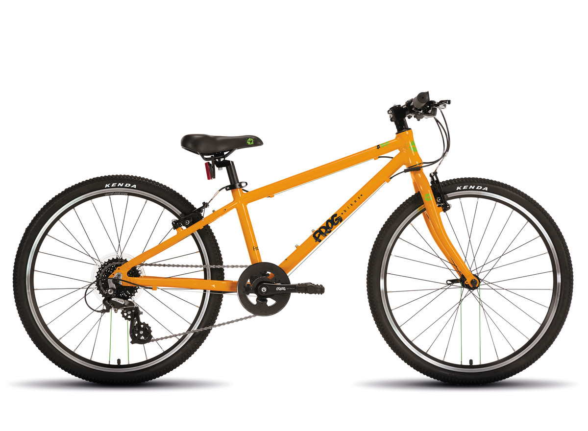 Detský ľahký bicykel 24" FROG 62 (Oranžová)