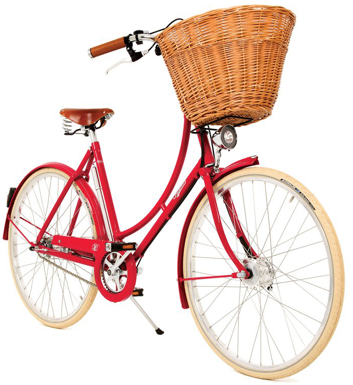 Mestský bicykel Pashley BRITANNIA (Royal Red, VEĽKOSŤ RÁMU: 56 cm; Počet prevodov: 5)