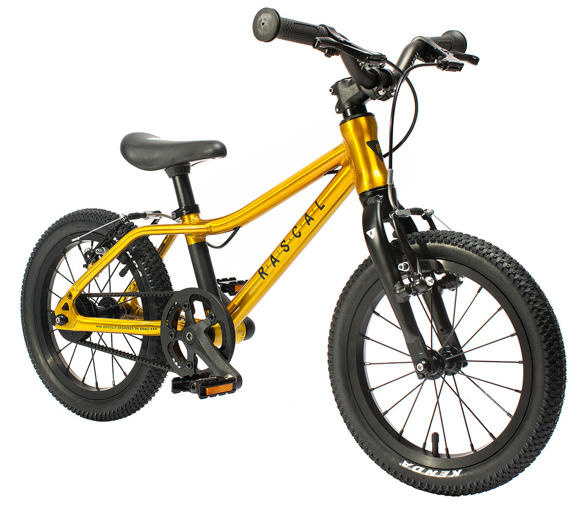 Detský ľahký bicykel Rascal 14 (FARBA: Gold)