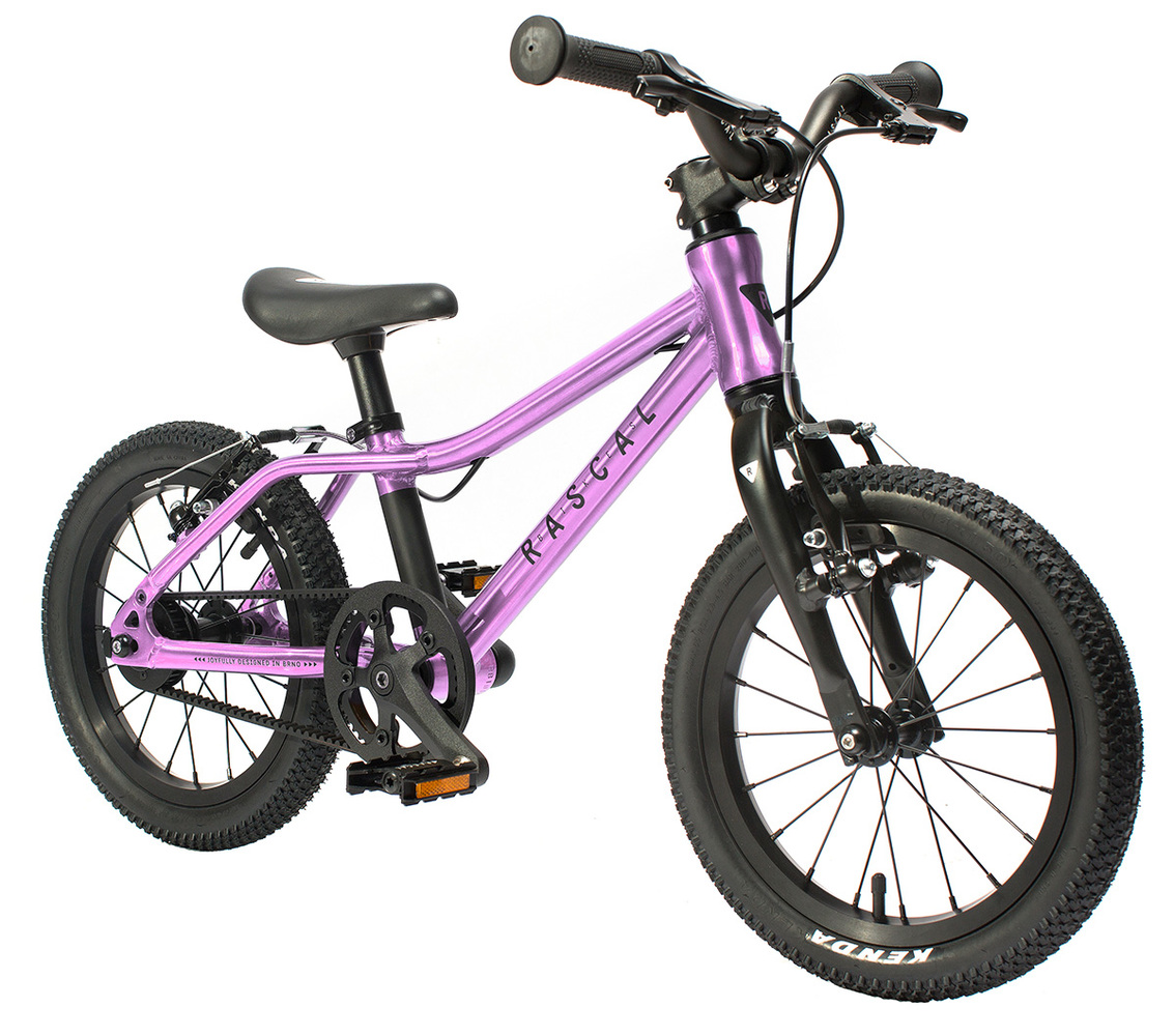 Detský ľahký bicykel Rascal 14 (BARVA: Ružová)