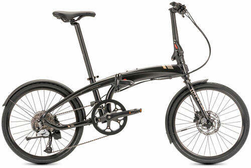 Skladací bicykel TERN Verge D9 (Čierna/tmavá bronzová)