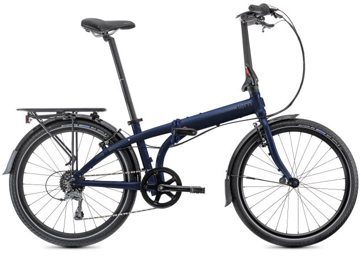 Skladací bicykel Tern Node D8 24" modrý