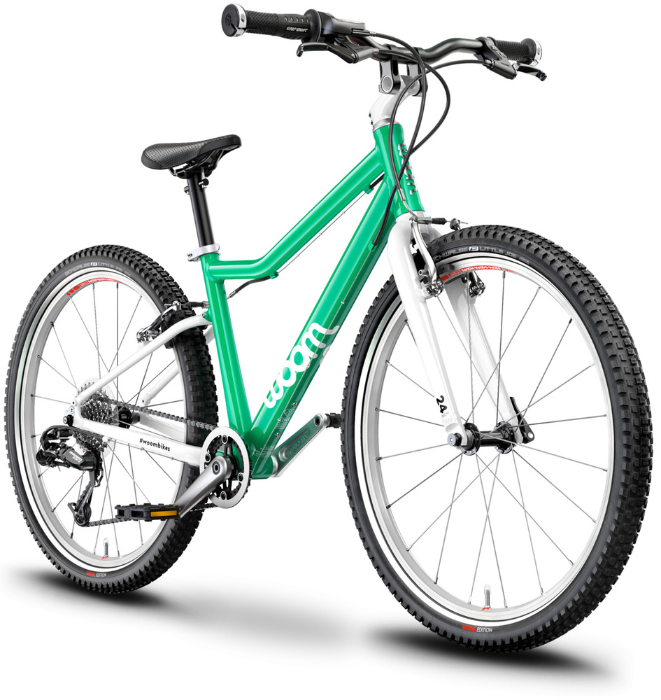 Detský ľahký bicykel 24" WOOM 5 (Mint Green)