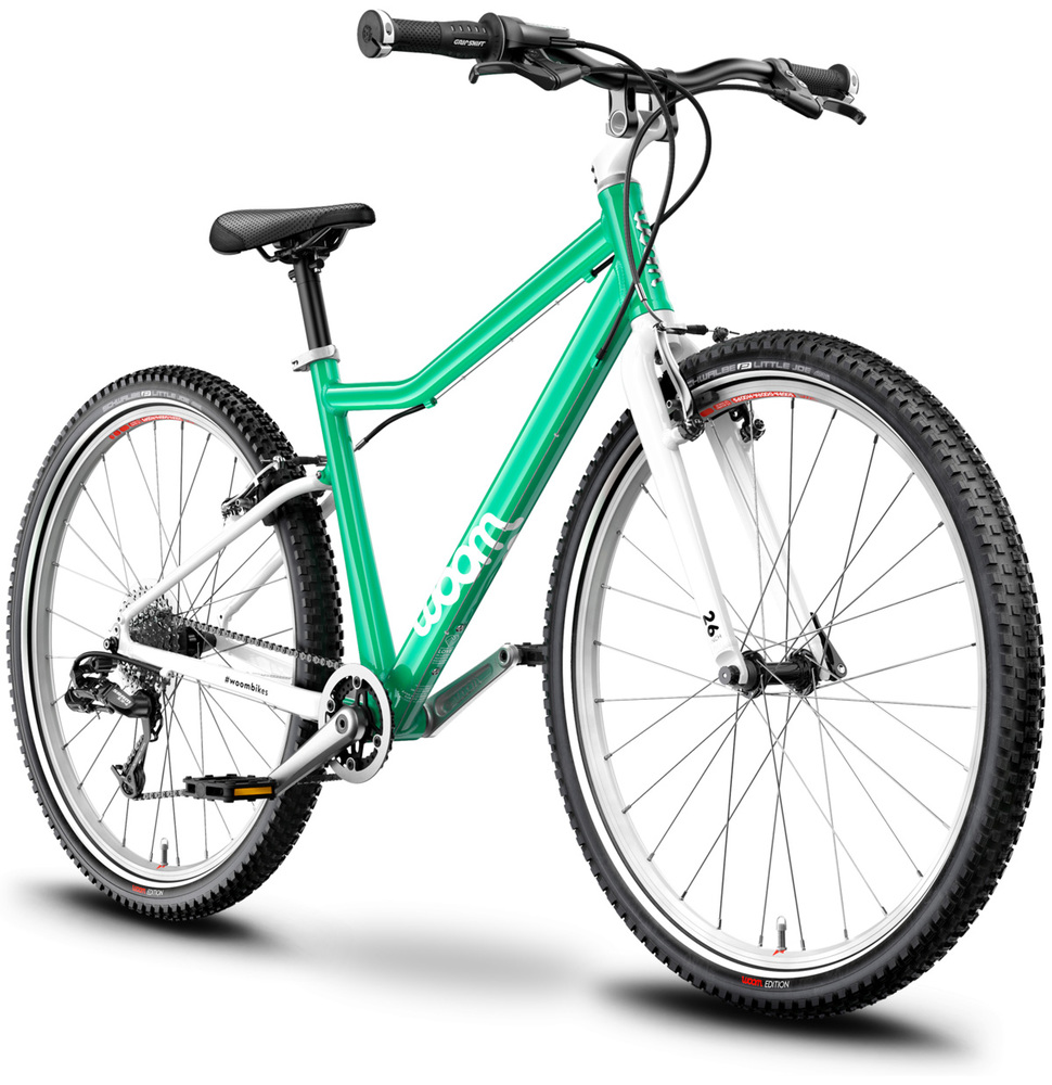 Detský ľahký bicykel 26" WOOM 6 (Mint Green)