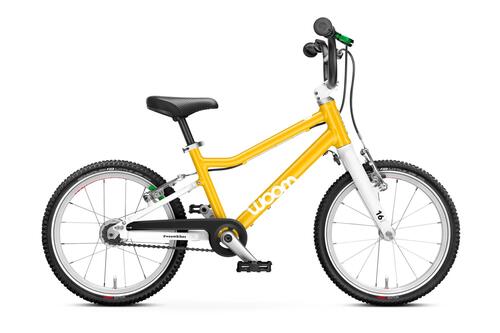 Detský ľahký bicykel 16" WOOM 3 Automagic (Žltá)