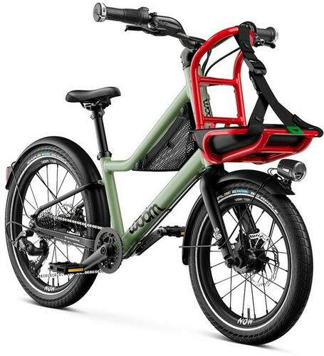 Detský kargo bicykel Woom NOW 4 (Moss Green)