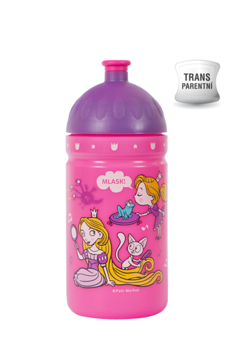 Zdravá fľaša 500 ml (BARVA: Svet princezien 0,5l)